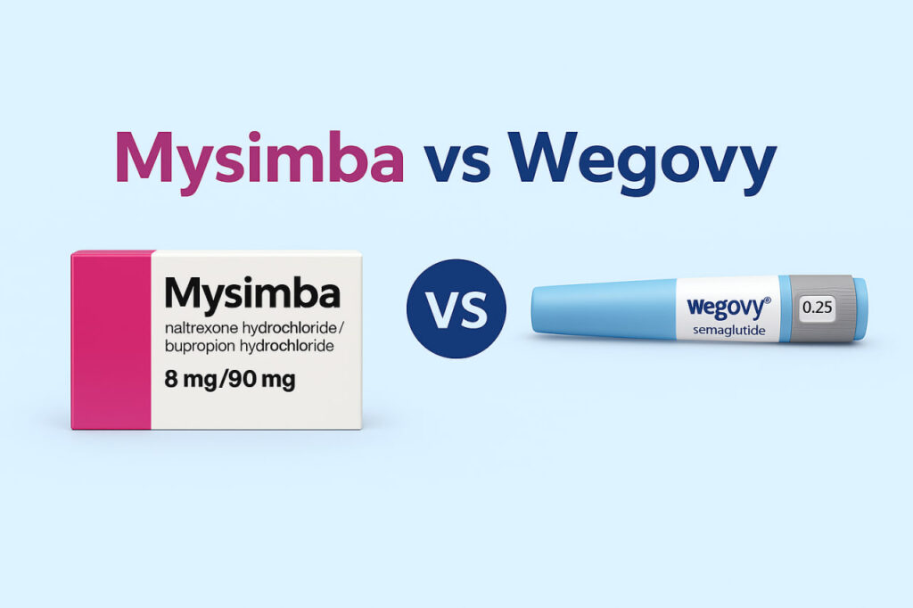 Mysimba vs Wegovy: svorio metimas